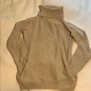 Oatmeal turtleneck sweater
